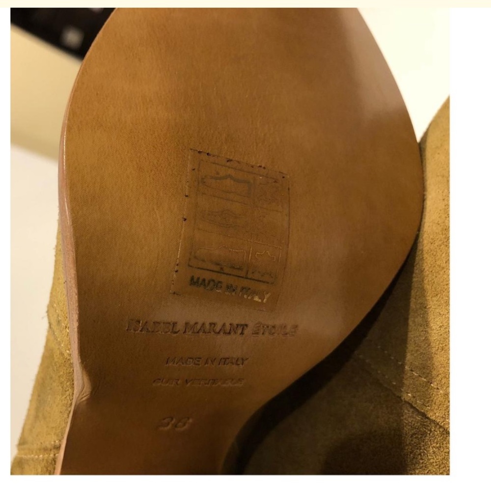 New Isabel Marant Ruth Calfskin Suede Leather Boot - Picture 8 of 8